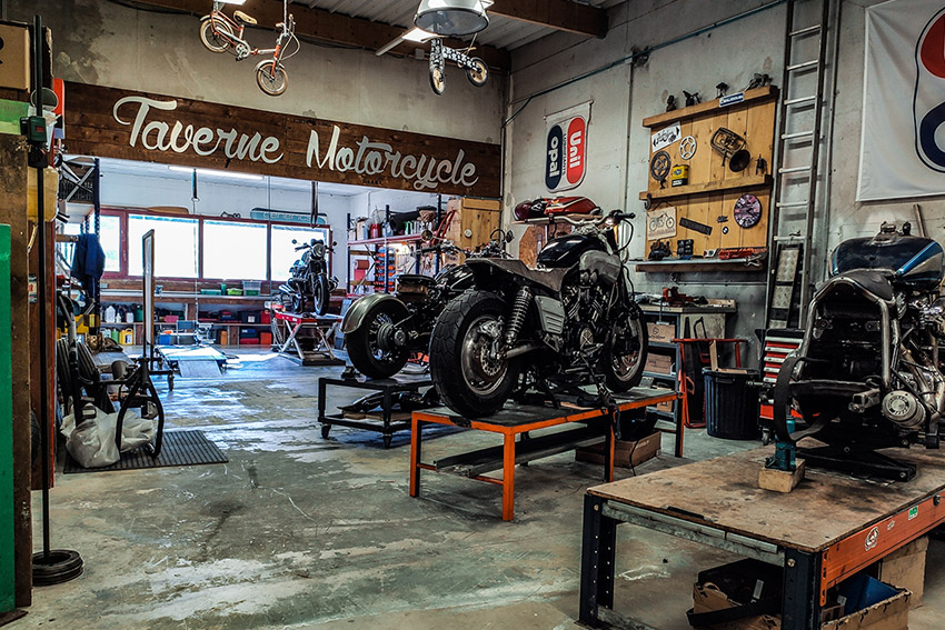 Garage moto
